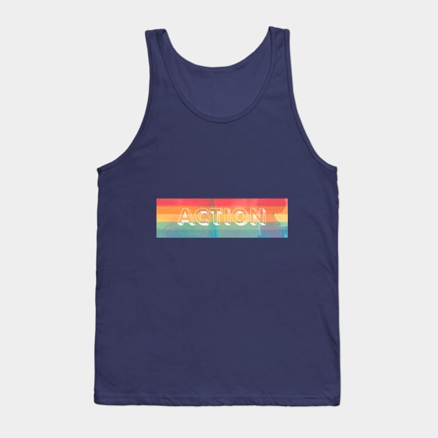 Action Design Tank Top by Aziz